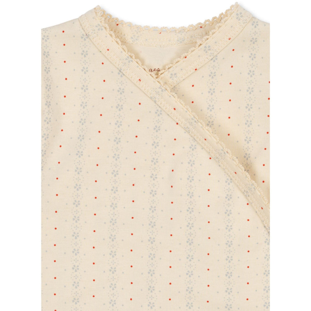 Køb Konges Sløjd Fete De Fleur Basic Ls Newborn Body GOTS