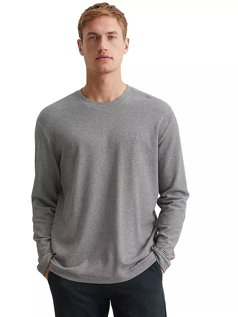 MARC O'POLO Langarmshirt grau