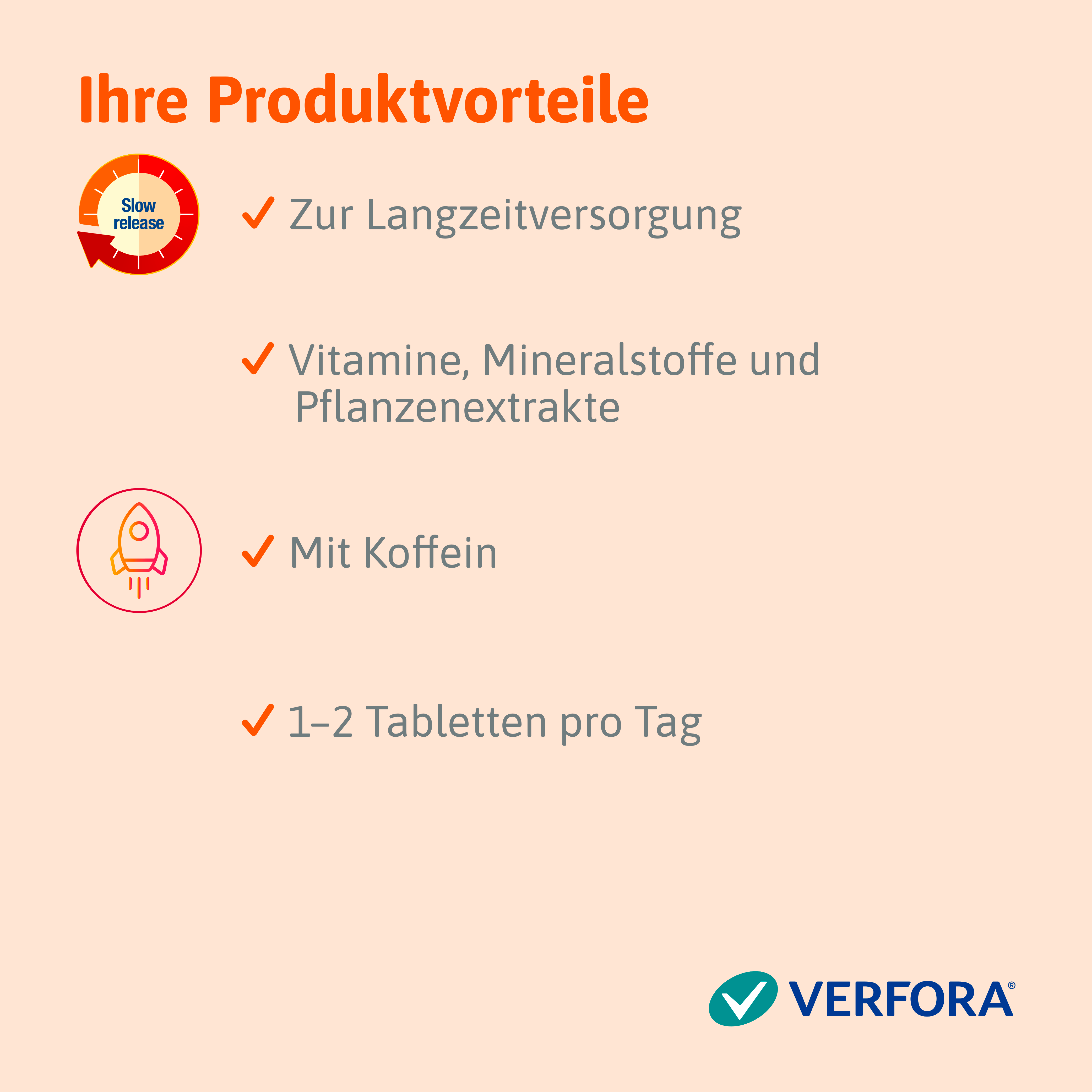 VERACTIV Recharge Drei-Phasen-Tabletten<br>30 Stück, Tablette