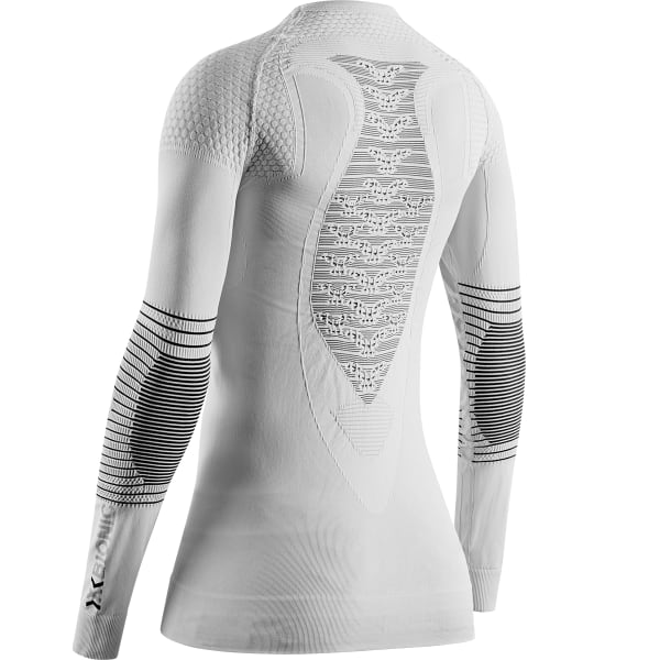 T-shirt thermique X-BIONIC ENERGIZER 4.0 SHIRT LG SL WMN ARCTIC WHITE/OPAL BLACK