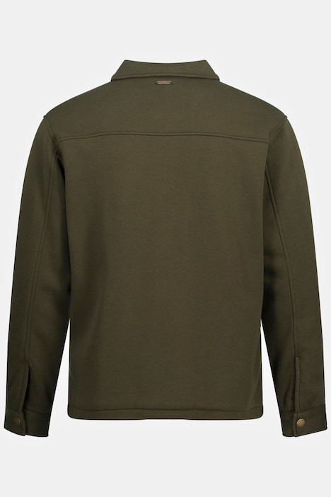 Hemd, Overshirt, Outdoor, Sweat, Webpelz-Futter, Langarm, bis 8 XL