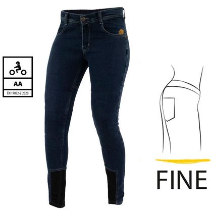 Jean Trilobite ALLSHAPE LADIES SILHOUETTE MINCE - Fine - Bleu