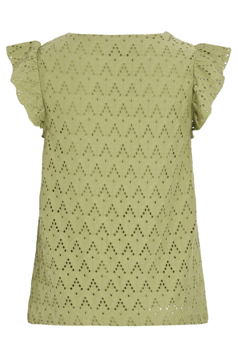 Vila groene dames t-shirt