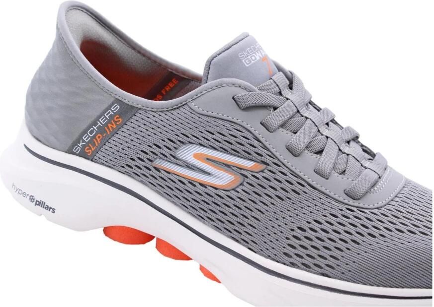 Skechers Slip-ins Go Walk 7 Free Hand 2 Instappers Grijs