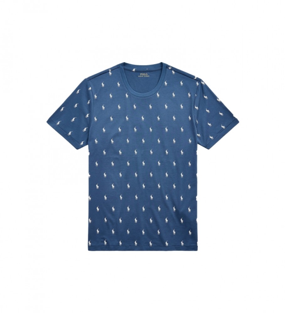 Camiseta Ralph Lauren Azul Estampada