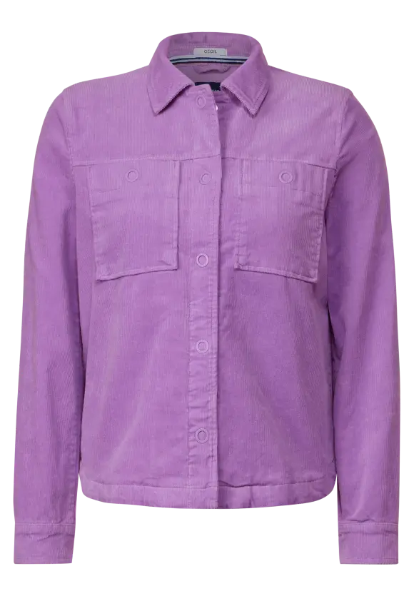 Cord Overshirt - sporty lilac