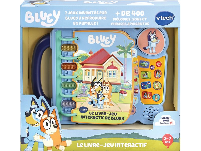 Vtech Bluey Mon livre-jeu interactif -FR- Interaktives Spielbuch