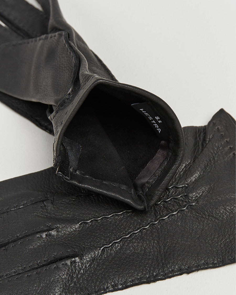 Hestra Henry Unlined Deerskin Glove Black