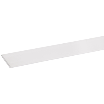 Platstaf 2600 x 30mm wit