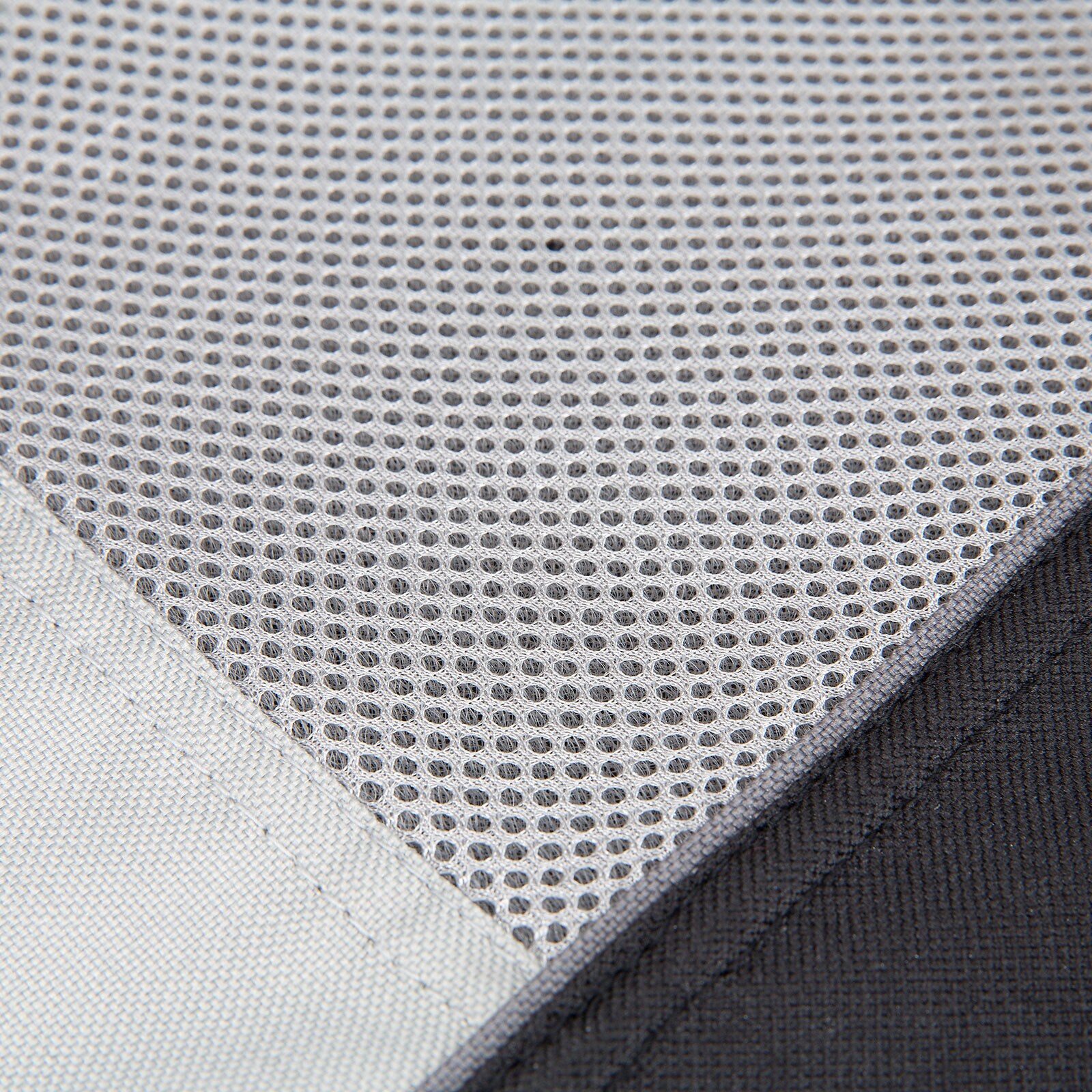 KINGCAMP Camping Falt Stuhl XL Klapp Sessel Garten Outdoor Armlehne Stahl 136 kg Farbe: Black/Light Grey