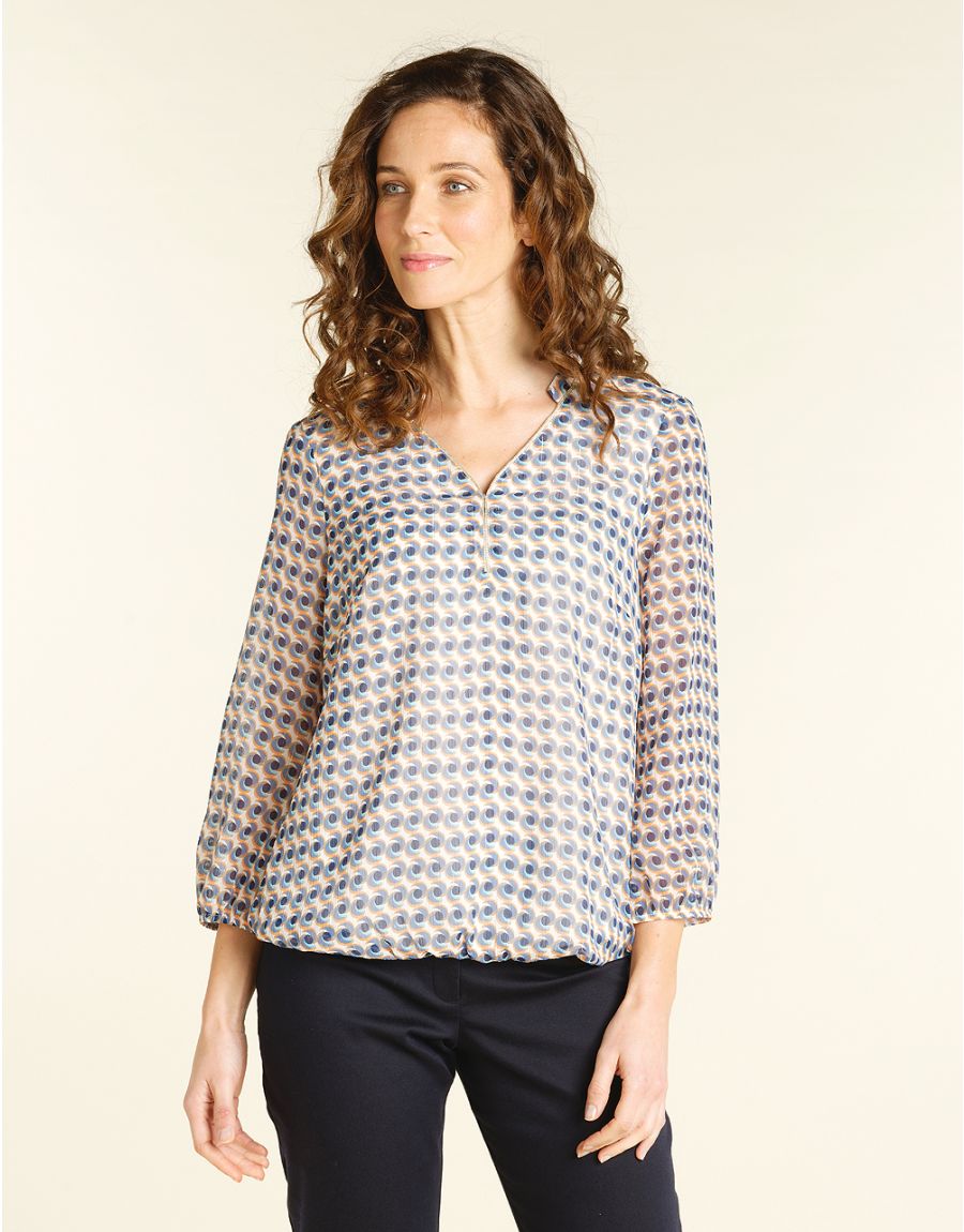 Blouse chic en voile