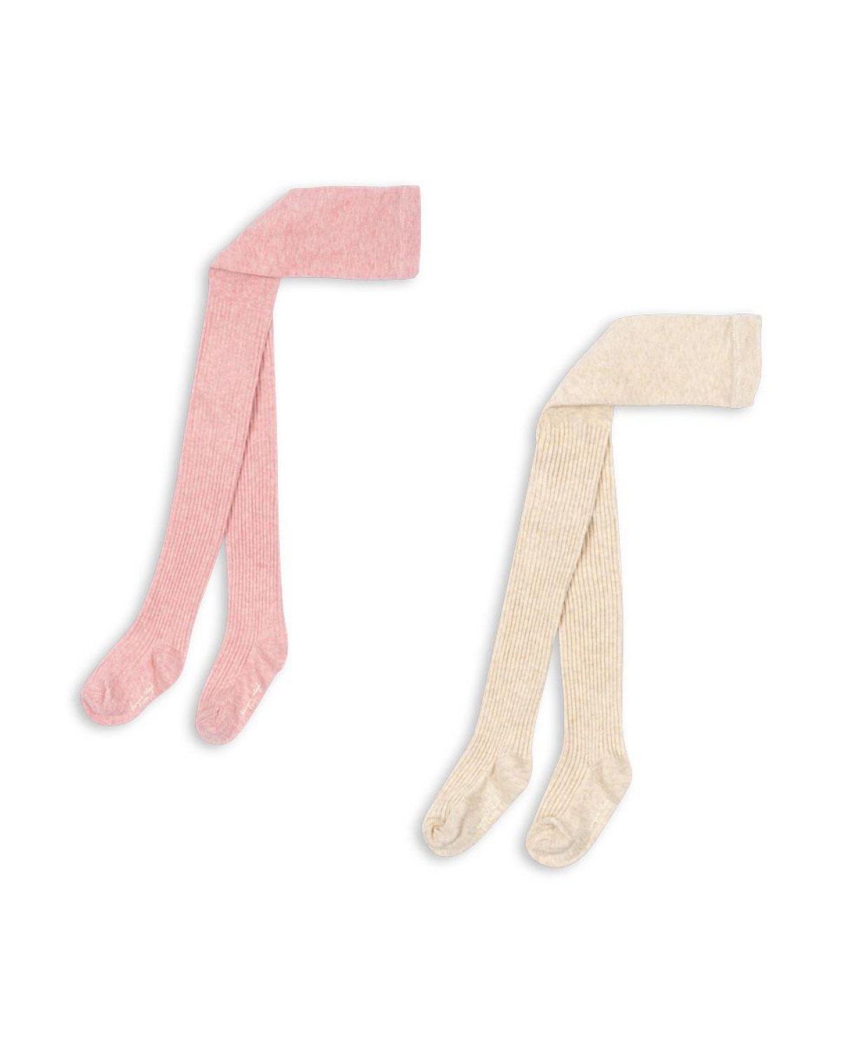 Strømpebukse – Bomullsblanding | 2pk Rib Tights