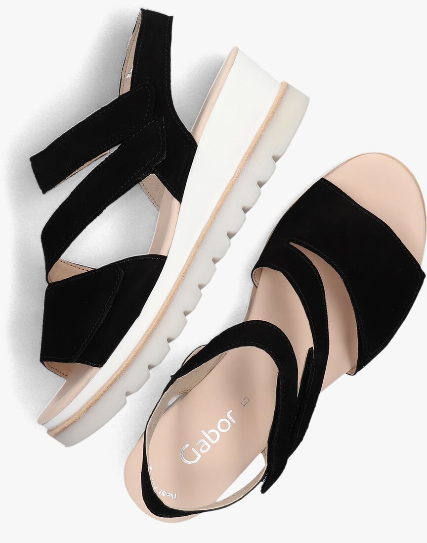 zwarte gabor sandalen 640.1