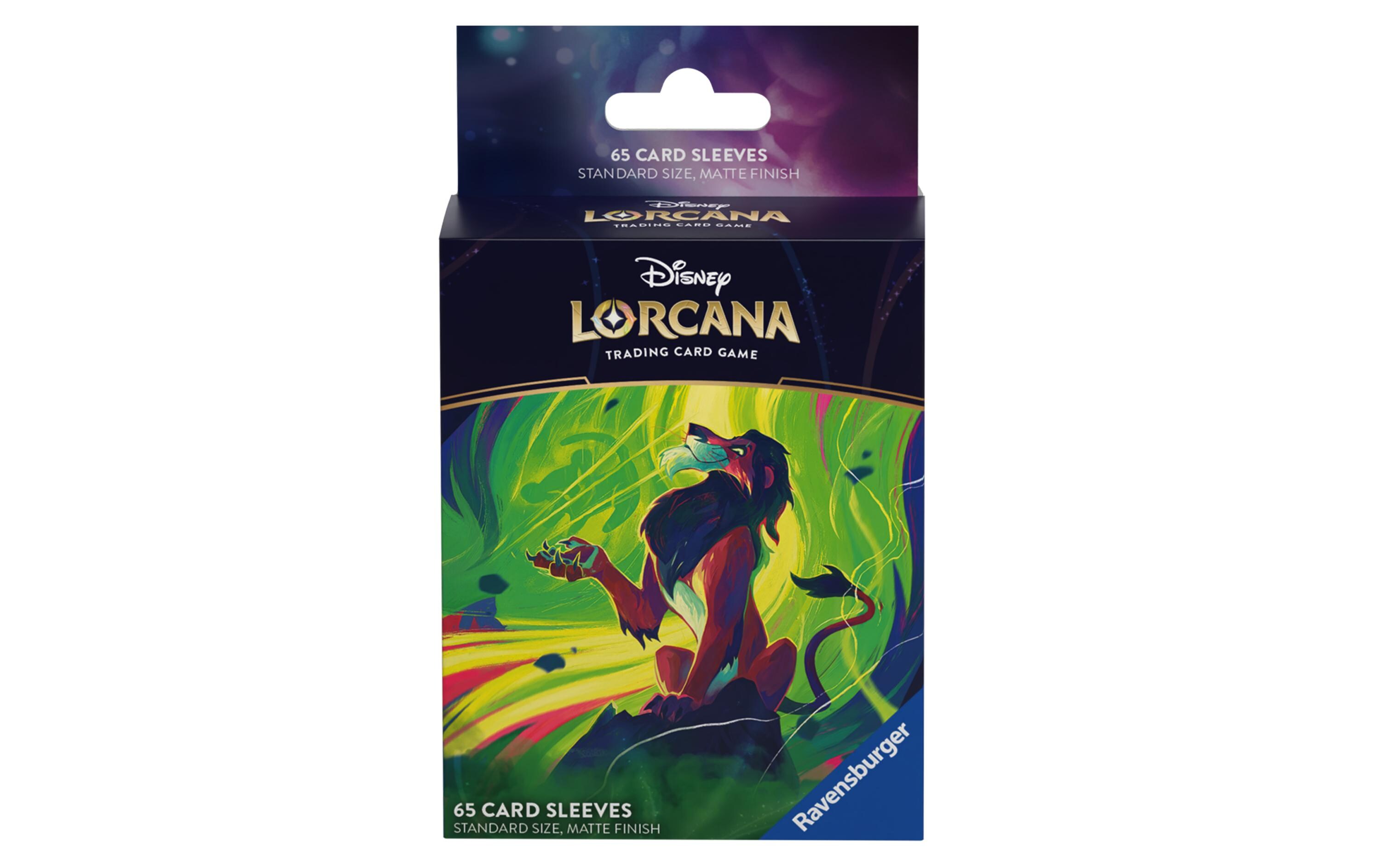 Kartenhülle Disney Lorcana: ScarZum Schutz von Sammelkarten
