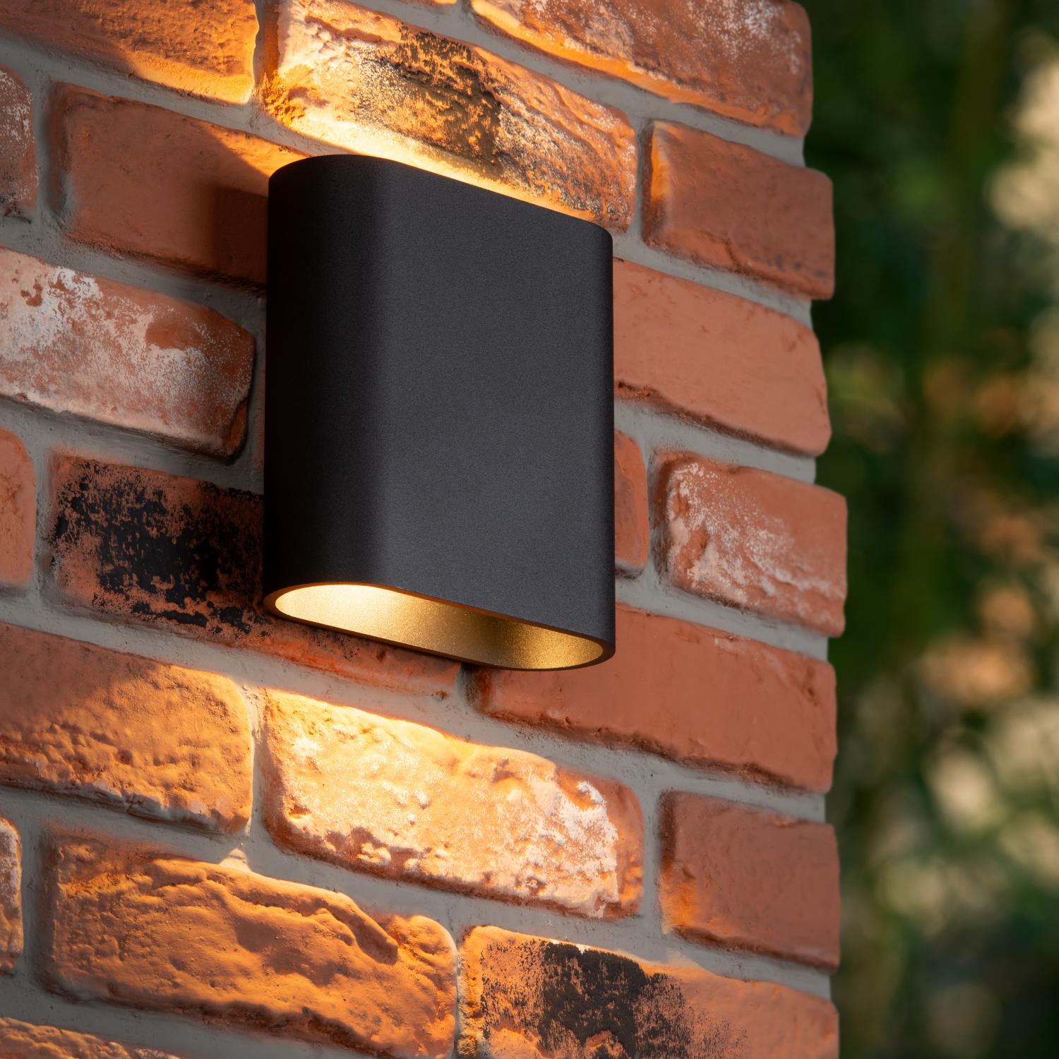 Lucide ATILA Wandlamp - Zwart