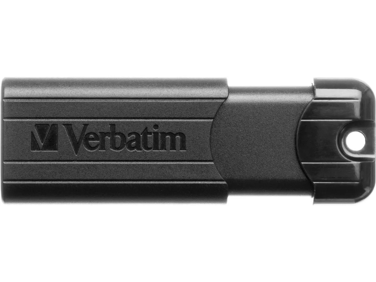 (128GB) Store N Go Pinstripe USB 3.2 Speicher Stick Flash Drive 5 Gbit/s (49319) - Schwarz