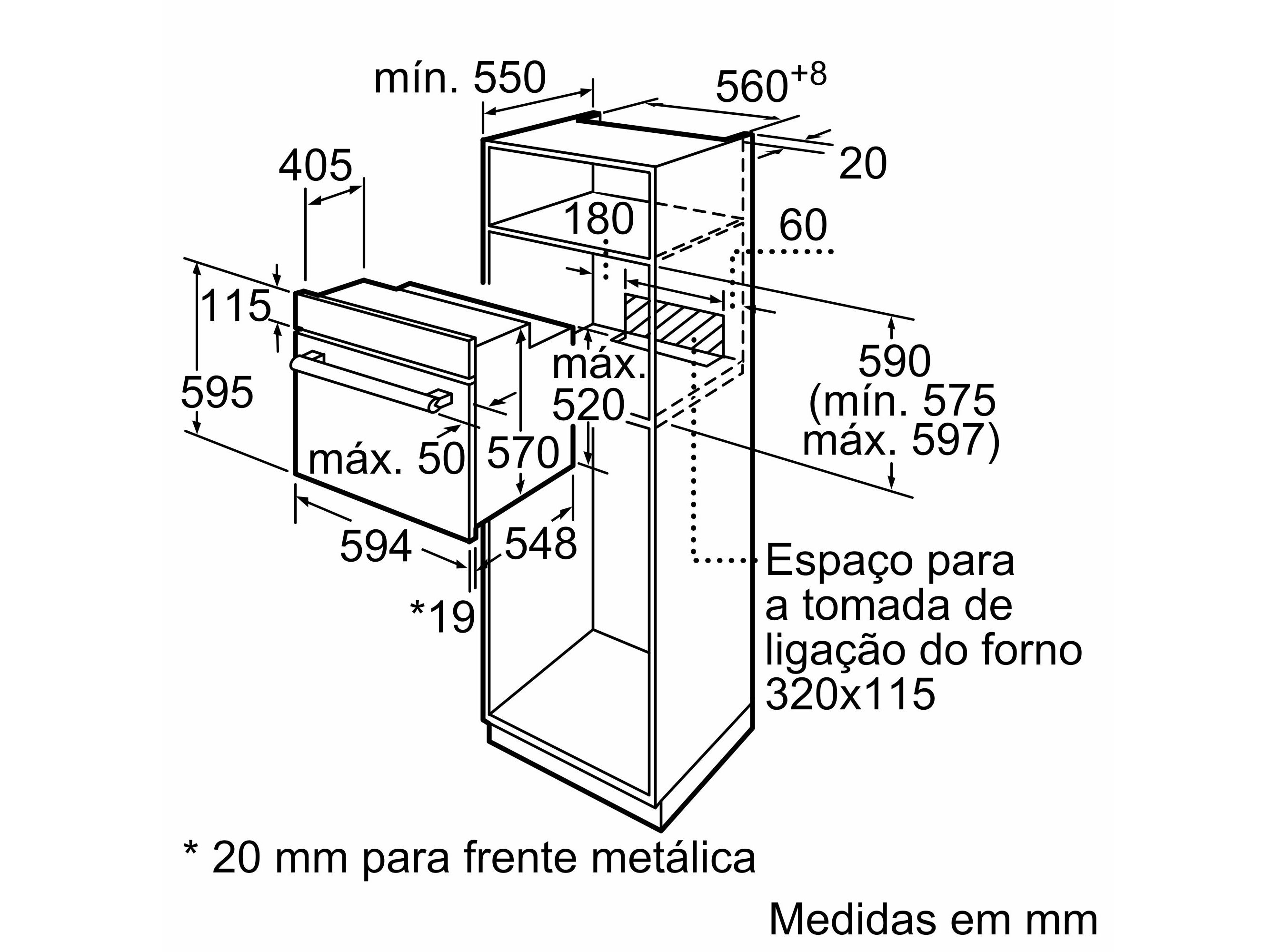 FORNO MULTIFUNÇÕES BALAY 3HB2031X0 A 66 L INOX
