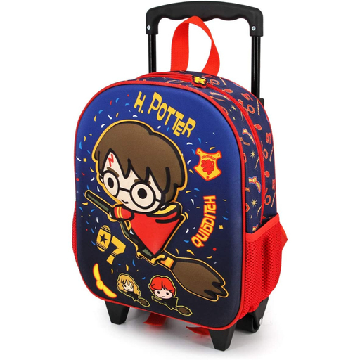 Mochila 3d Harry Potter Quadribol Infantil Pequeña Con Caro