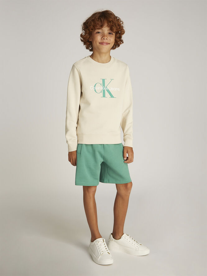 Calvin Klein CK MONOGRAM TERRY CN Oyster gray