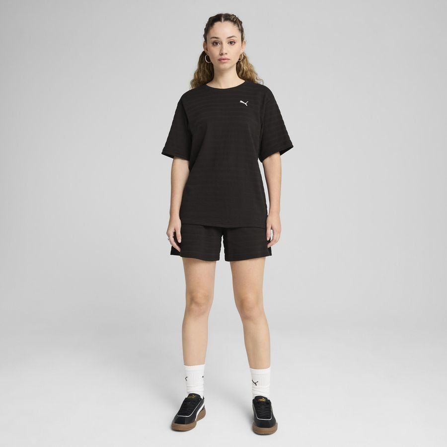 Puma ESS ELEVATED Strukturiertes Relaxed Fit T-Shirt