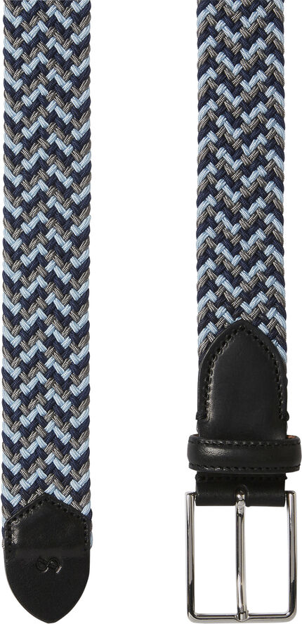 Saddler Mars Shiny silver Navy-grey-lt blue
