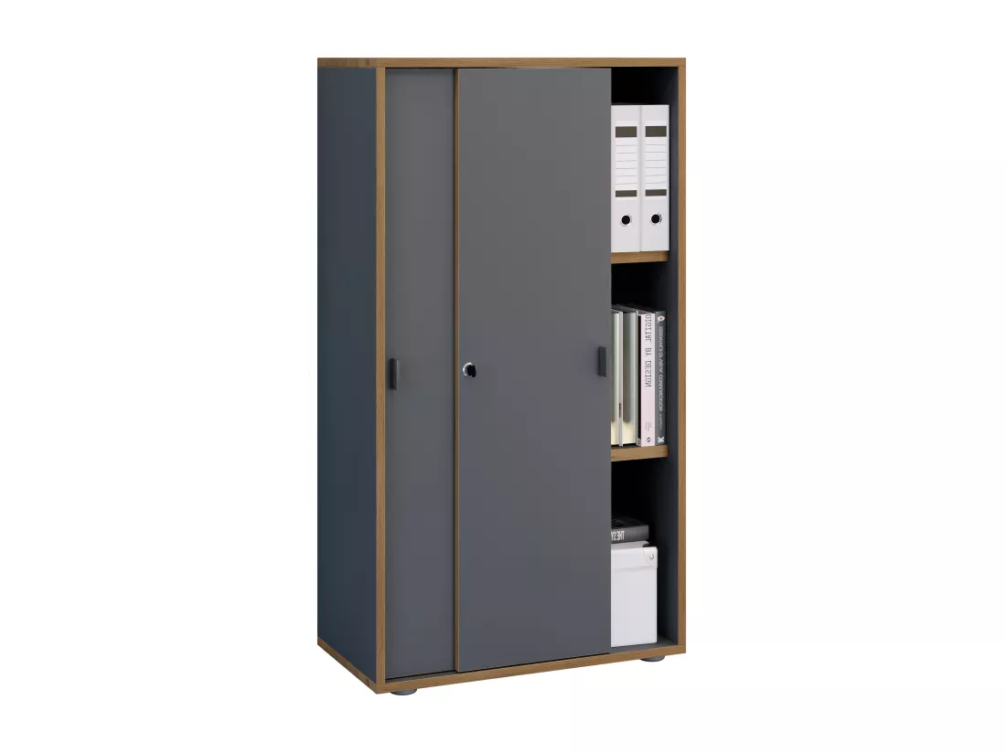 Armoire de bureau Salia portes coulissantes triple B60