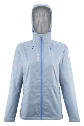 Veste Imperméable Femme Millet Fitz Roy Bleu Clair