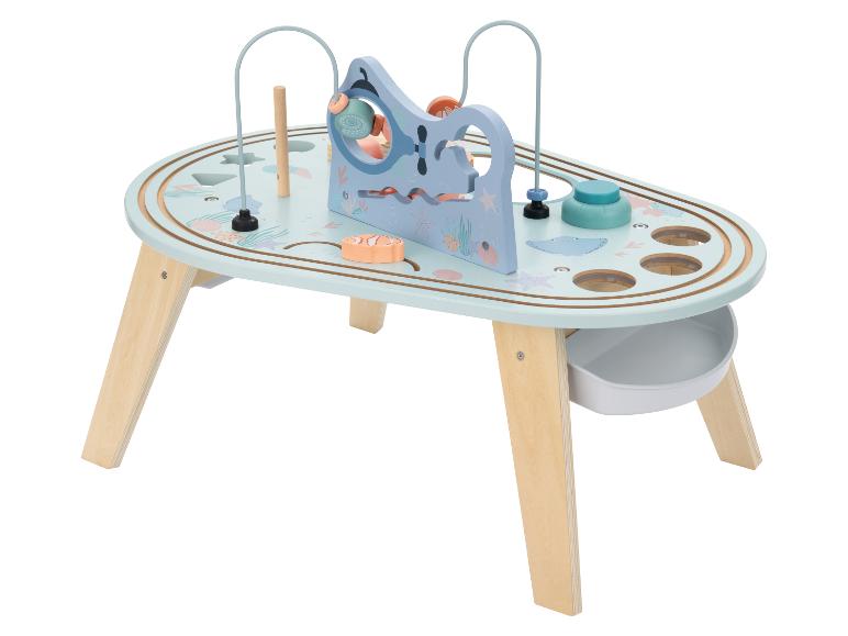 Houten motoriekboom of speeltafel