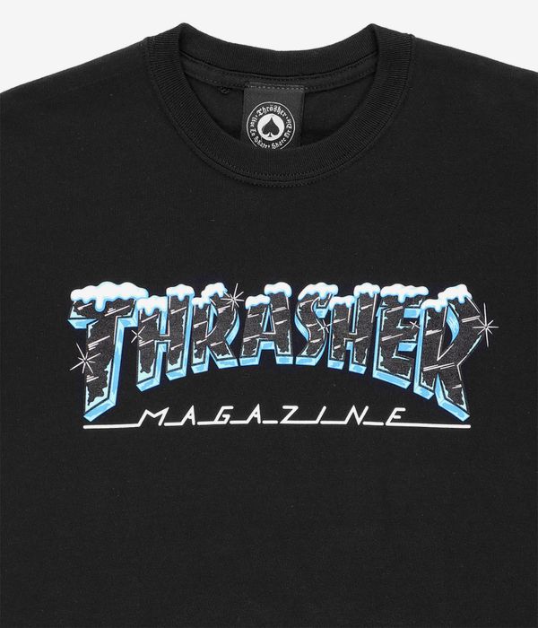 Thrasher Black Ice T-Shirt (black)