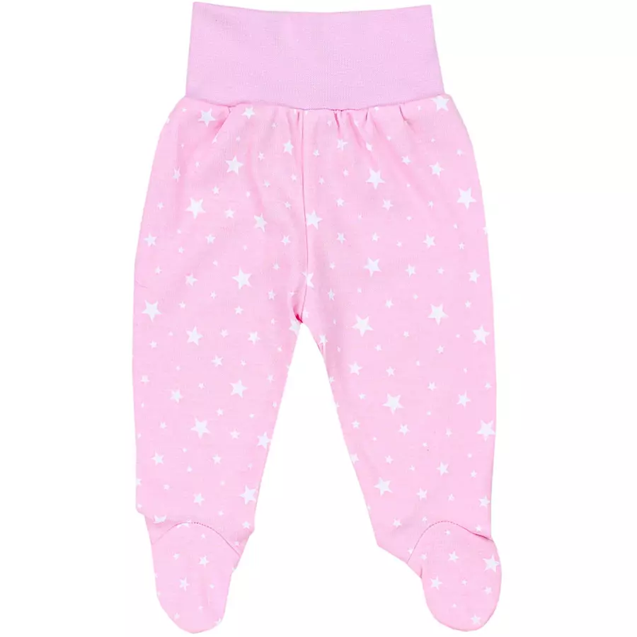 TupTam Baby Hose mit Fuß 5er Pack graurosa