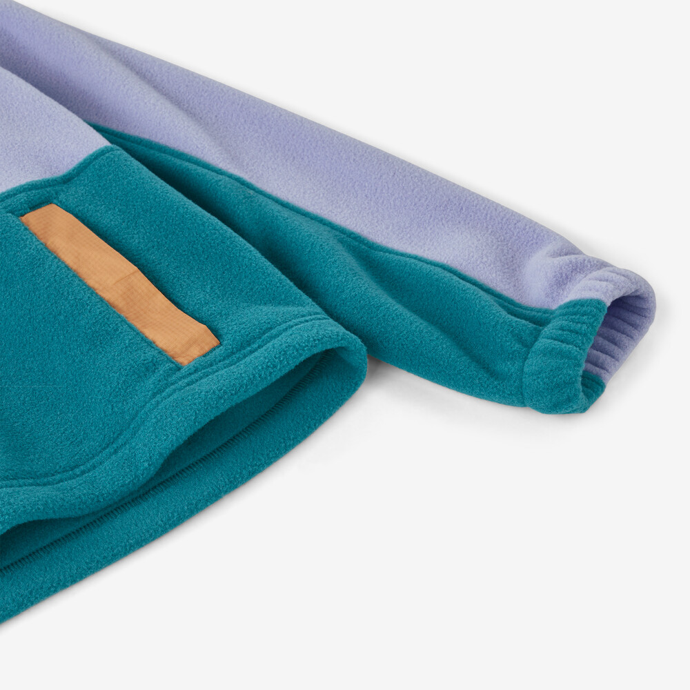 Microdini Fleece-Kapuzenpullover für Kinder