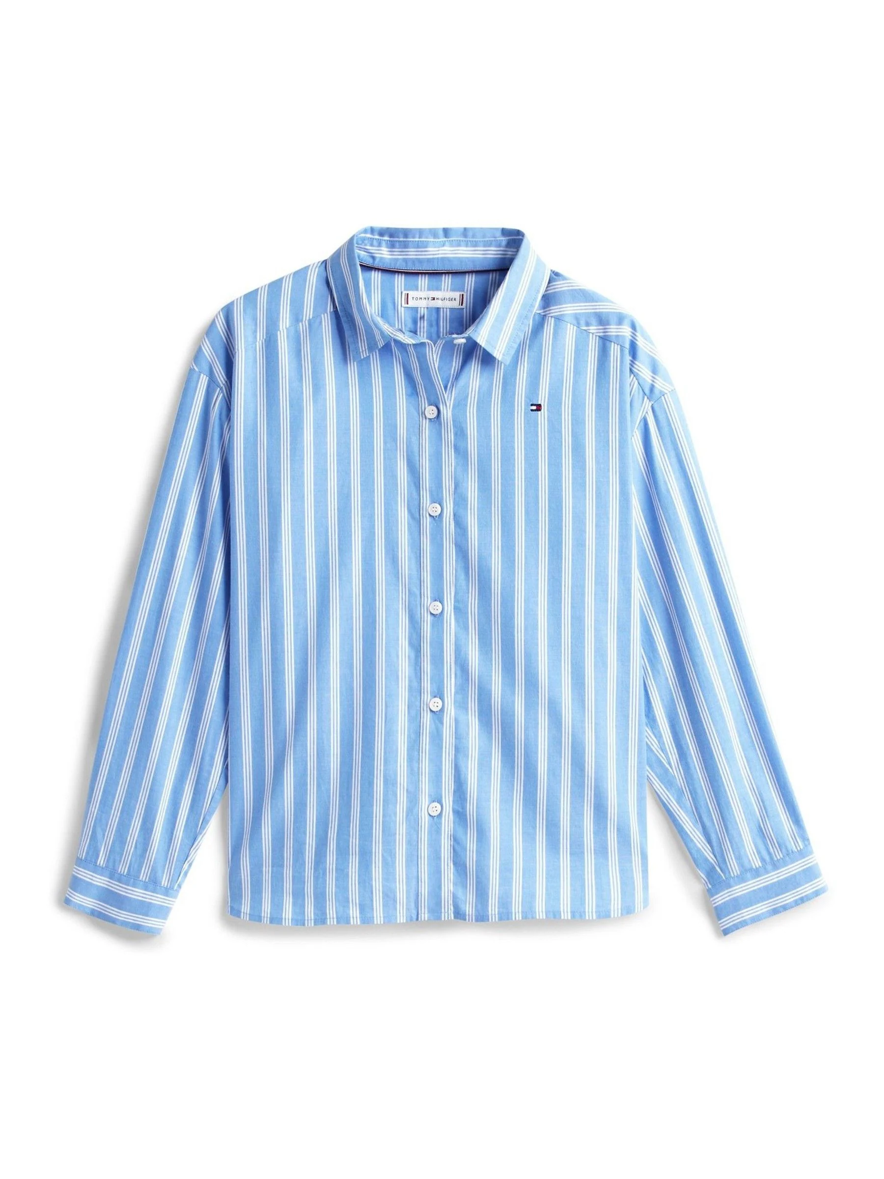 Tommy Hilfiger Varsity Relaxed Fit Stripe Poplin Shirt