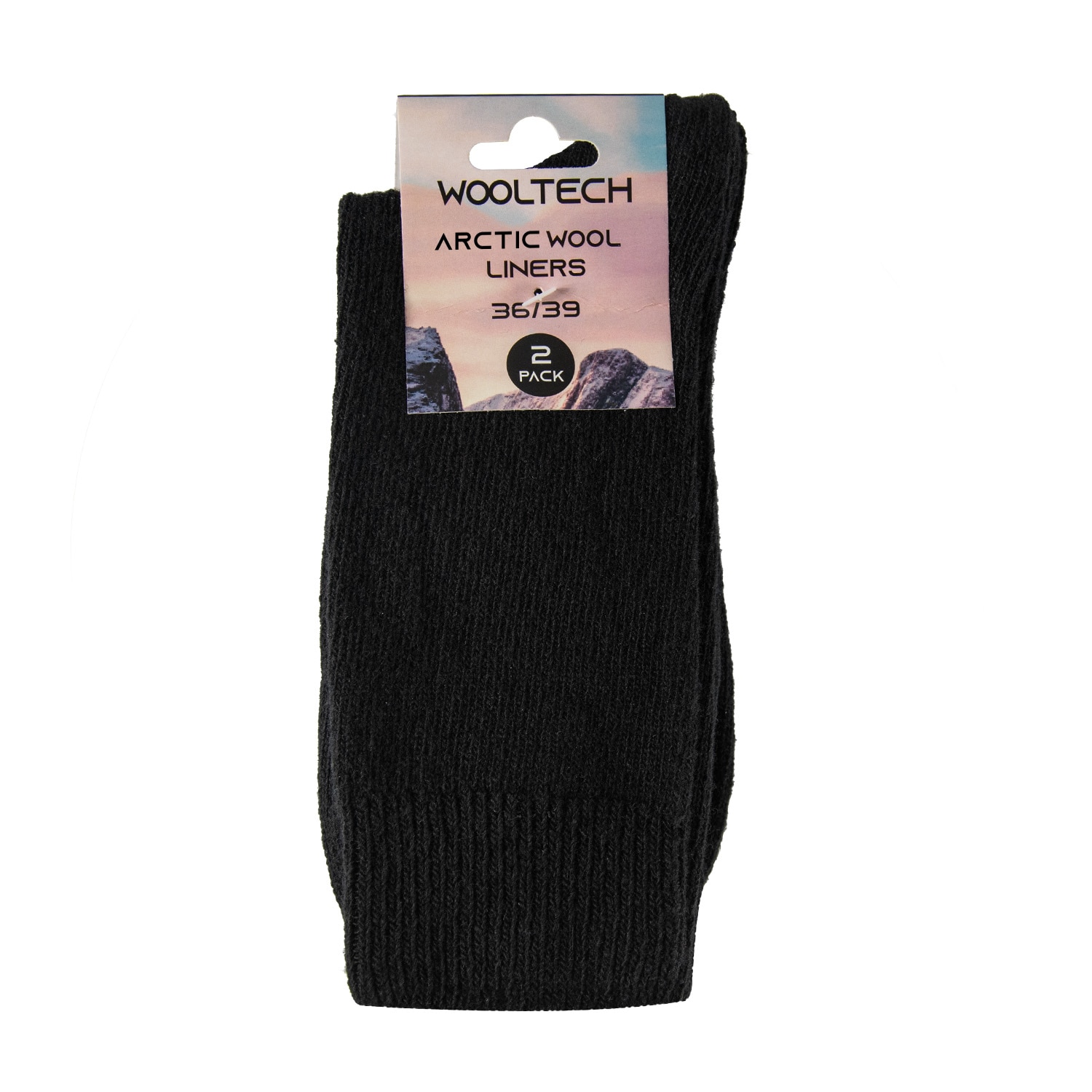 Wooltech Arctic Wool Liners 2 pk<br>2 par tynne ullsokker