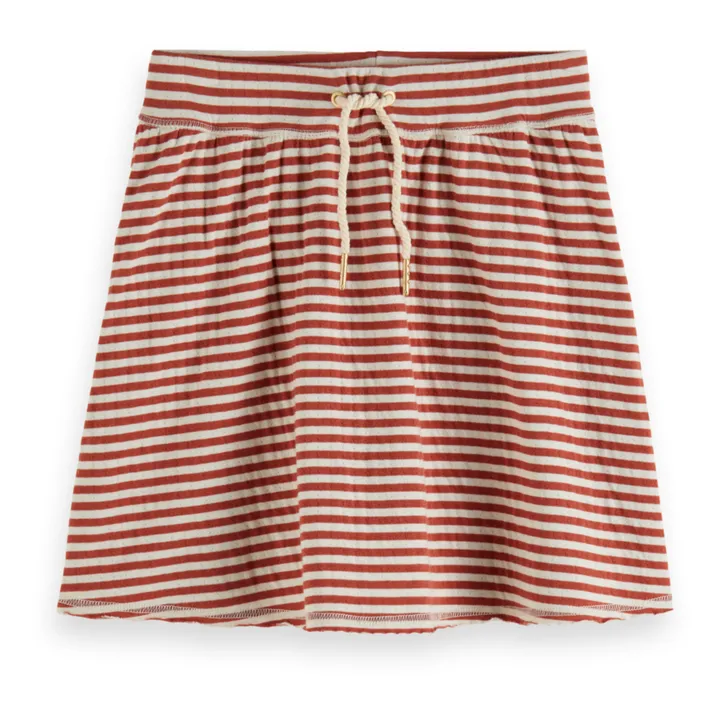 Scotch & Soda Jupe Rayée | Rouge