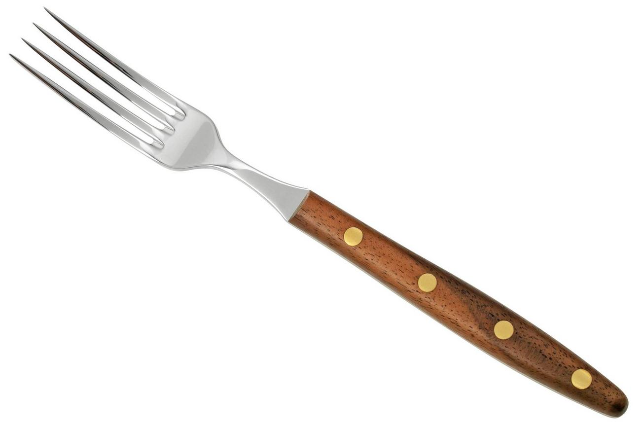 Robert Herder Fork Slim 2407000180000, 18/10 roestvast staal, walnoothout, tafelvork