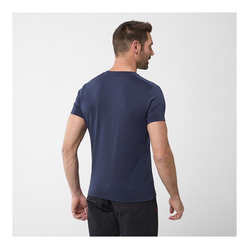 Millet TRILOGY WOOL STRIPES - Maillot Homme saphir