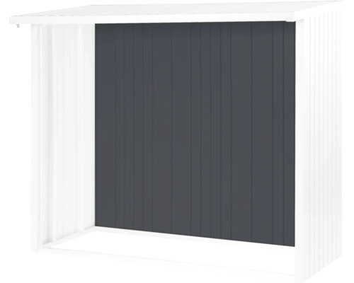 Biohort achterwand voor WoodStock 150, 145,5 x 196,5 cm, donkergrijs metallic
