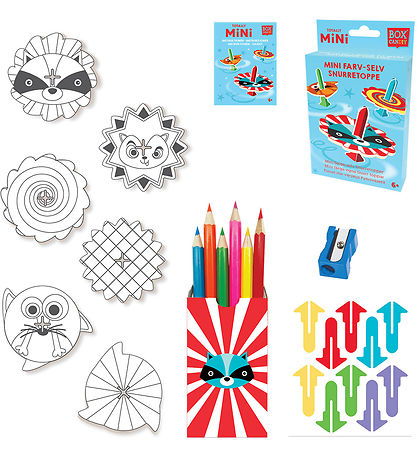 Box Candiy Kreatives Spielset - Kreisel zum Selberbemalen - Tota