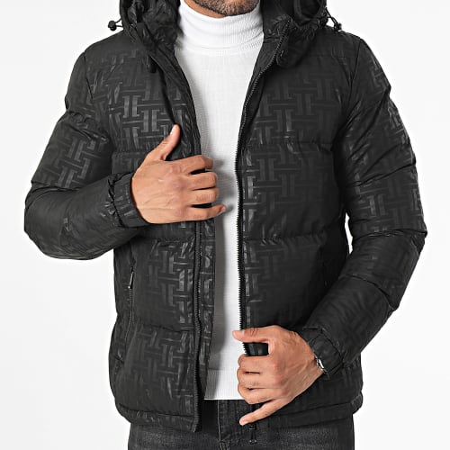 Doudoune Capuche Noir