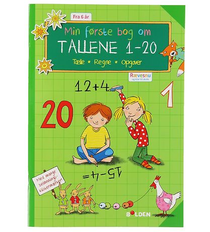 Forlaget Bolden Aktivitätsbuch - Buch über die Zahlen 1-10 - Dän