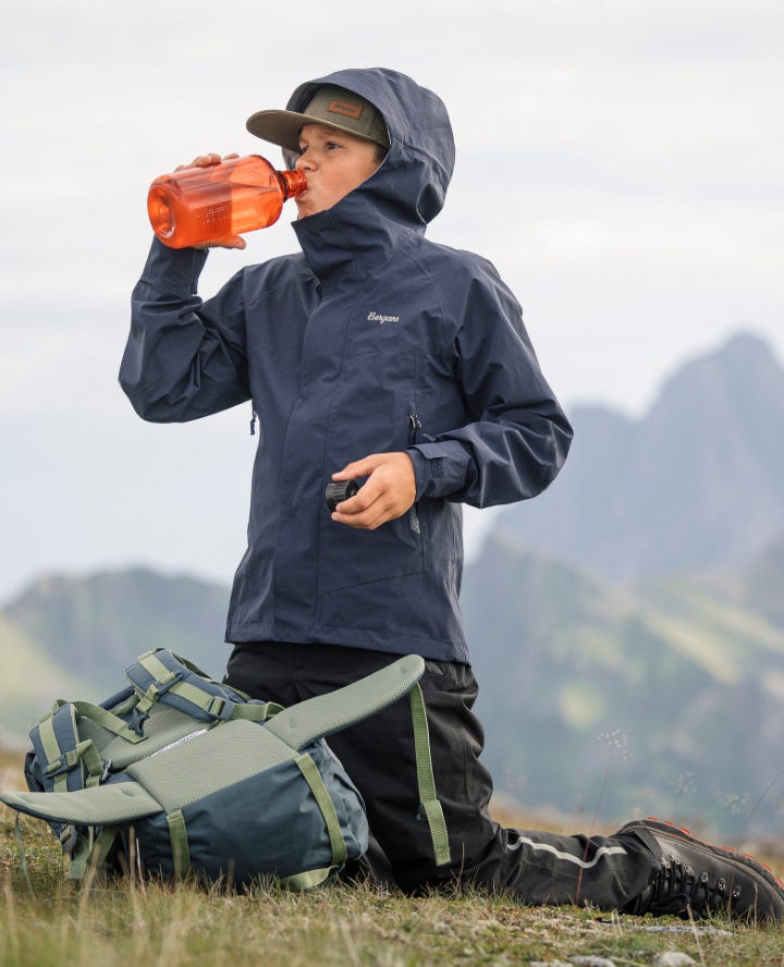 Bergans Junior 3L Shell Jacket<br>Vanntett, vindtett og pustende!