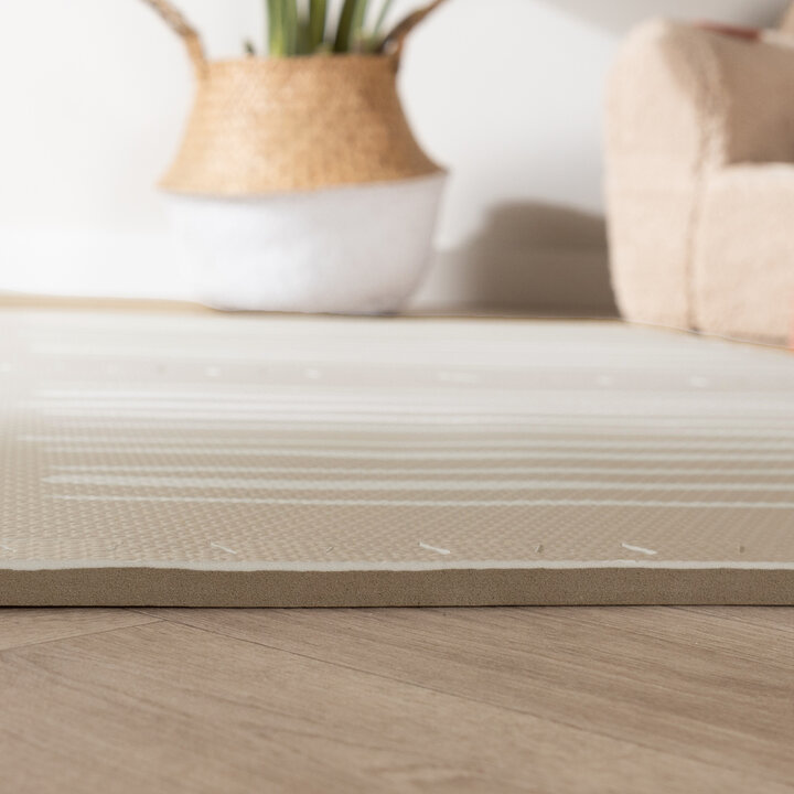 Foam puzzelmat - Alfie Stripes Grijs/Beige