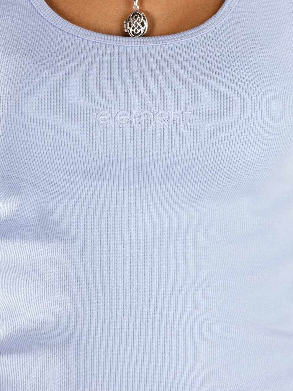 Element Yarnhill Crop Tank Top blue heron