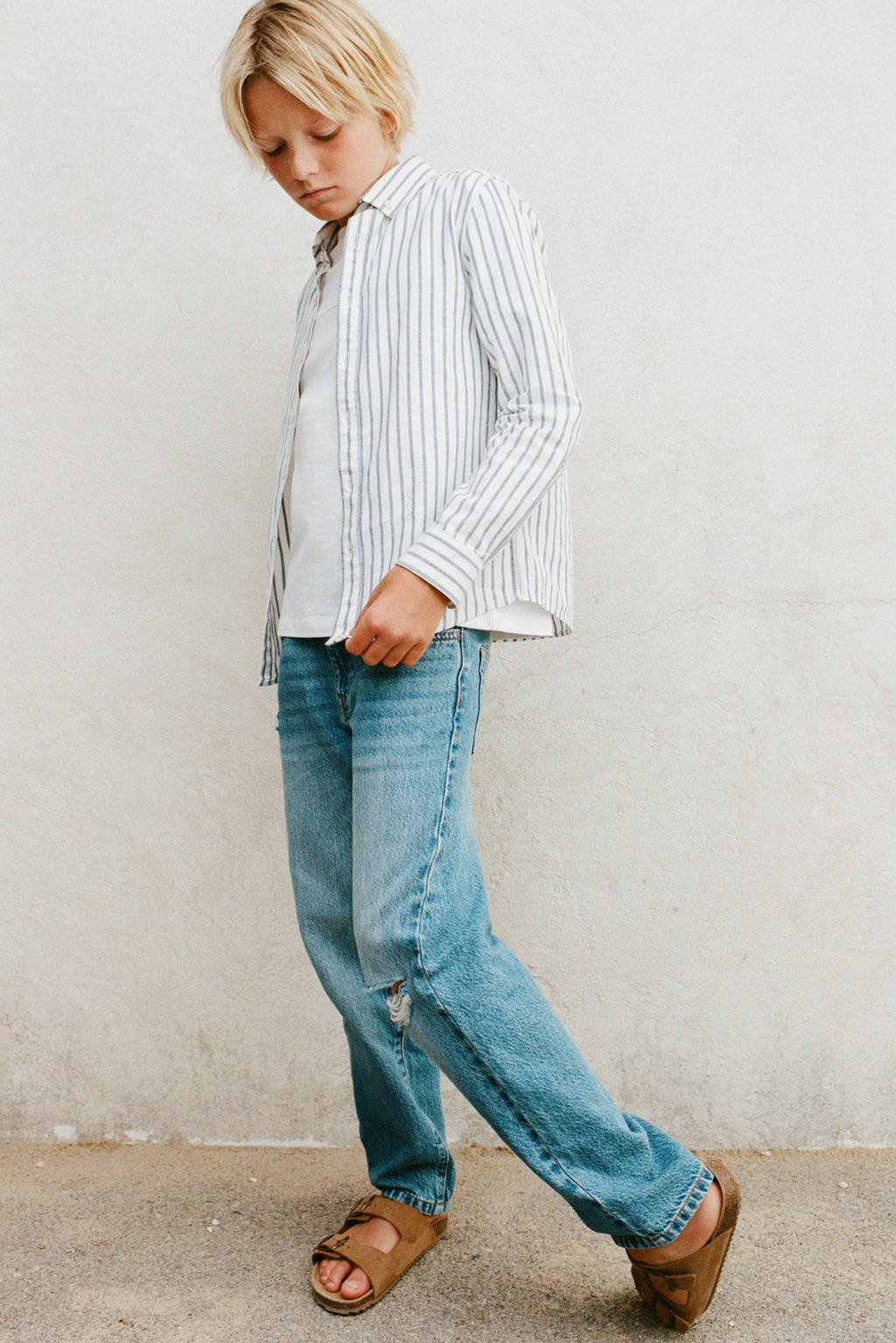 Mango Kids overhemd blauw