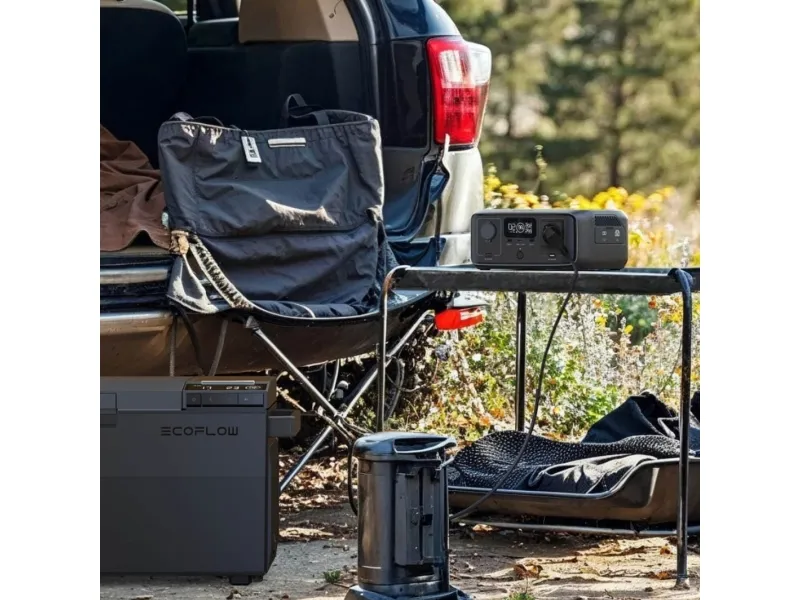 EcoFlow RIVER 3 Portable Power Station - 245Wh capacity, 300W rated output, X-Boost up to 600W