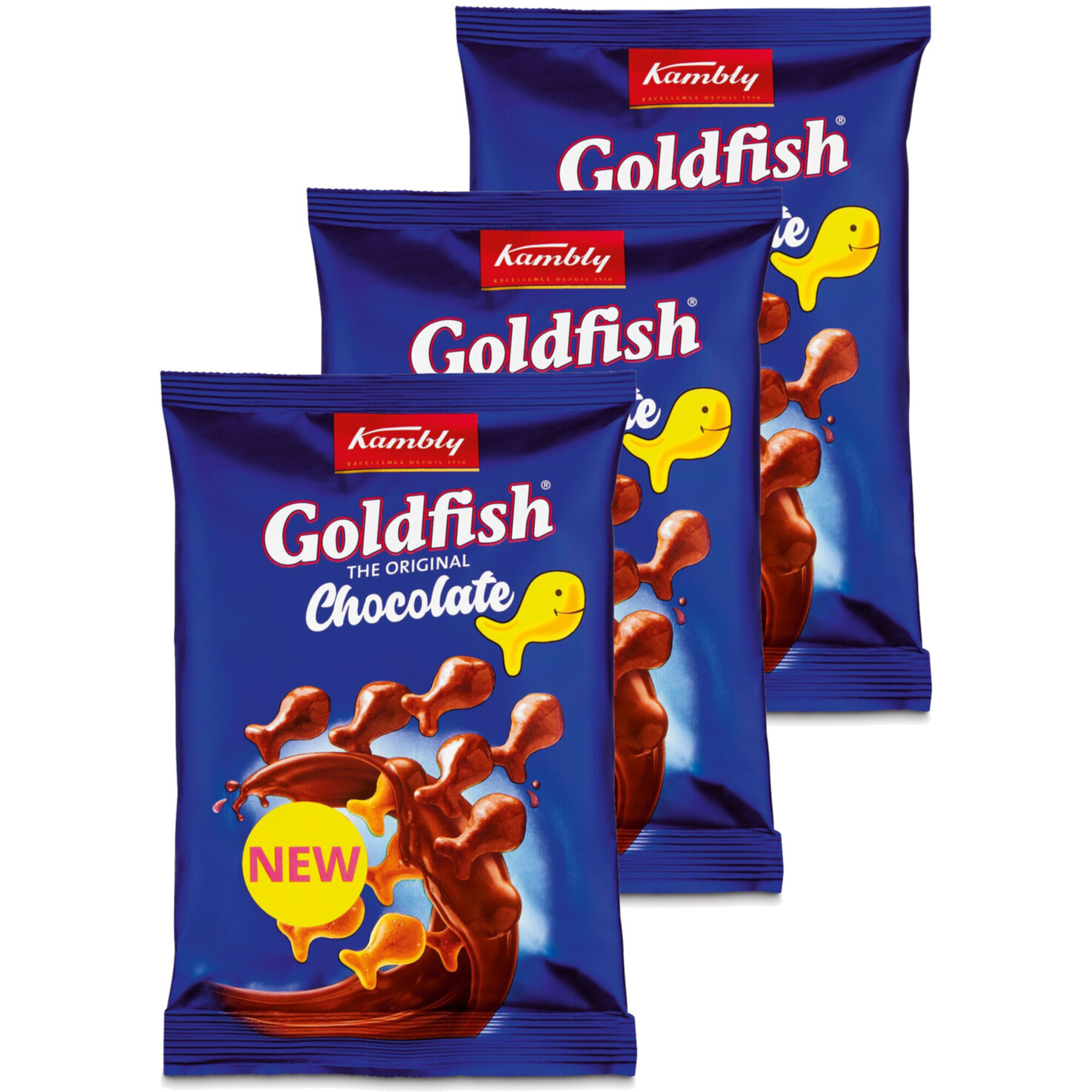 Kambly Goldfish Chocolate 3x100g
