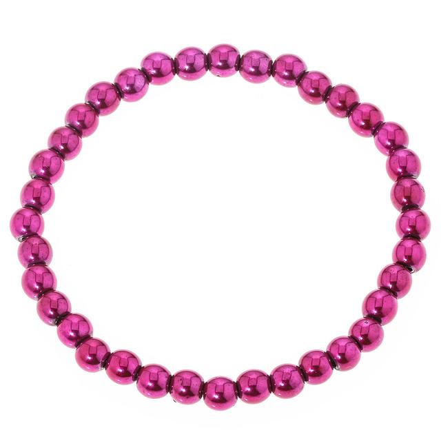Armband-Set, Muschelkernperle, Magnet, 20 cm, 2-teilig