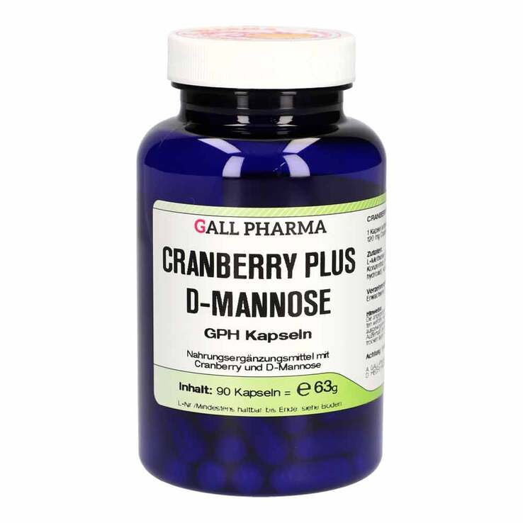 Cranberry Plus D-Mannose GPH Kapseln, 90 St