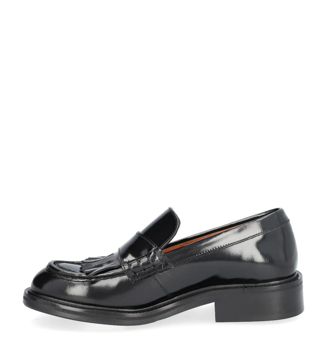 Billi Bi  A5011 loafer med frynser - Black polido  900