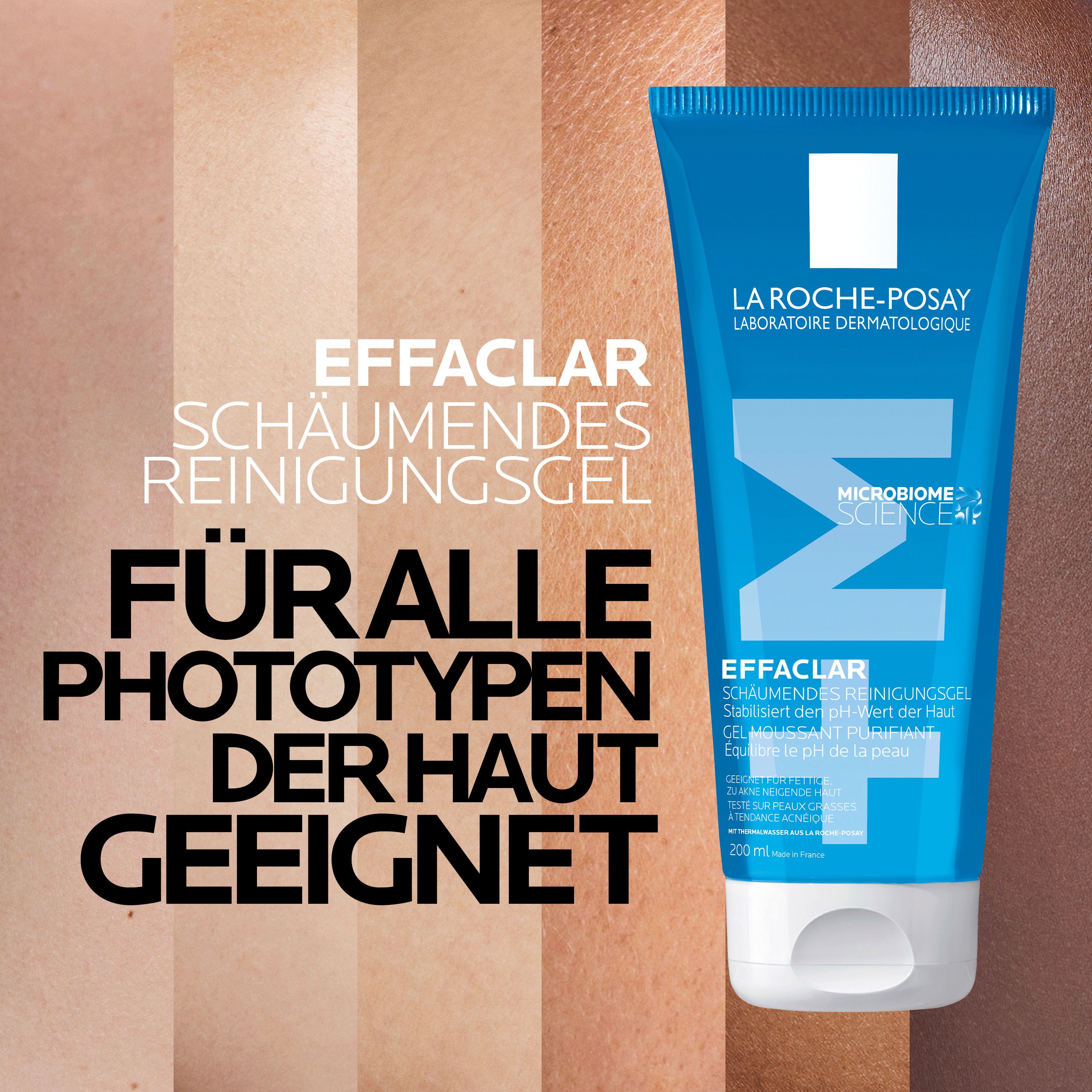La Roche Posay Effaclar Schäumendes Reinigungsgel: Sanfte und erfrischende Reinigung für zu Akne neigende und fettige Haut